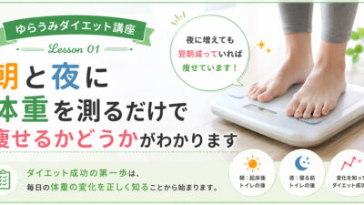 ダイエット講座①痩せるためにまず最初にやること