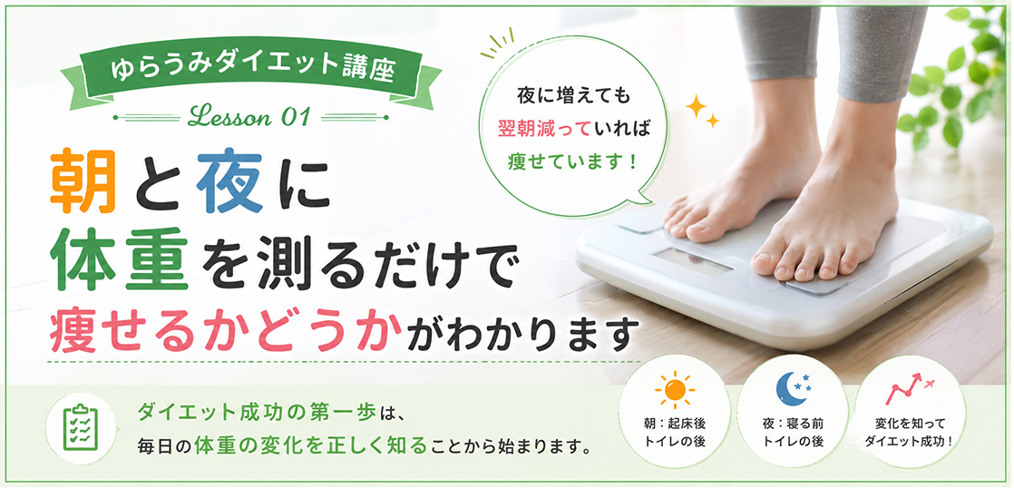 ダイエット講座①痩せるためにまず最初にやること